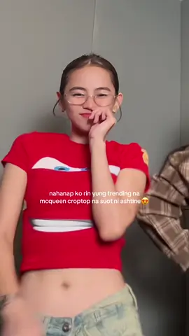 Trending mcqueen croptop! #mcqueen #croptop #ashtineolviga #ashtine #top 