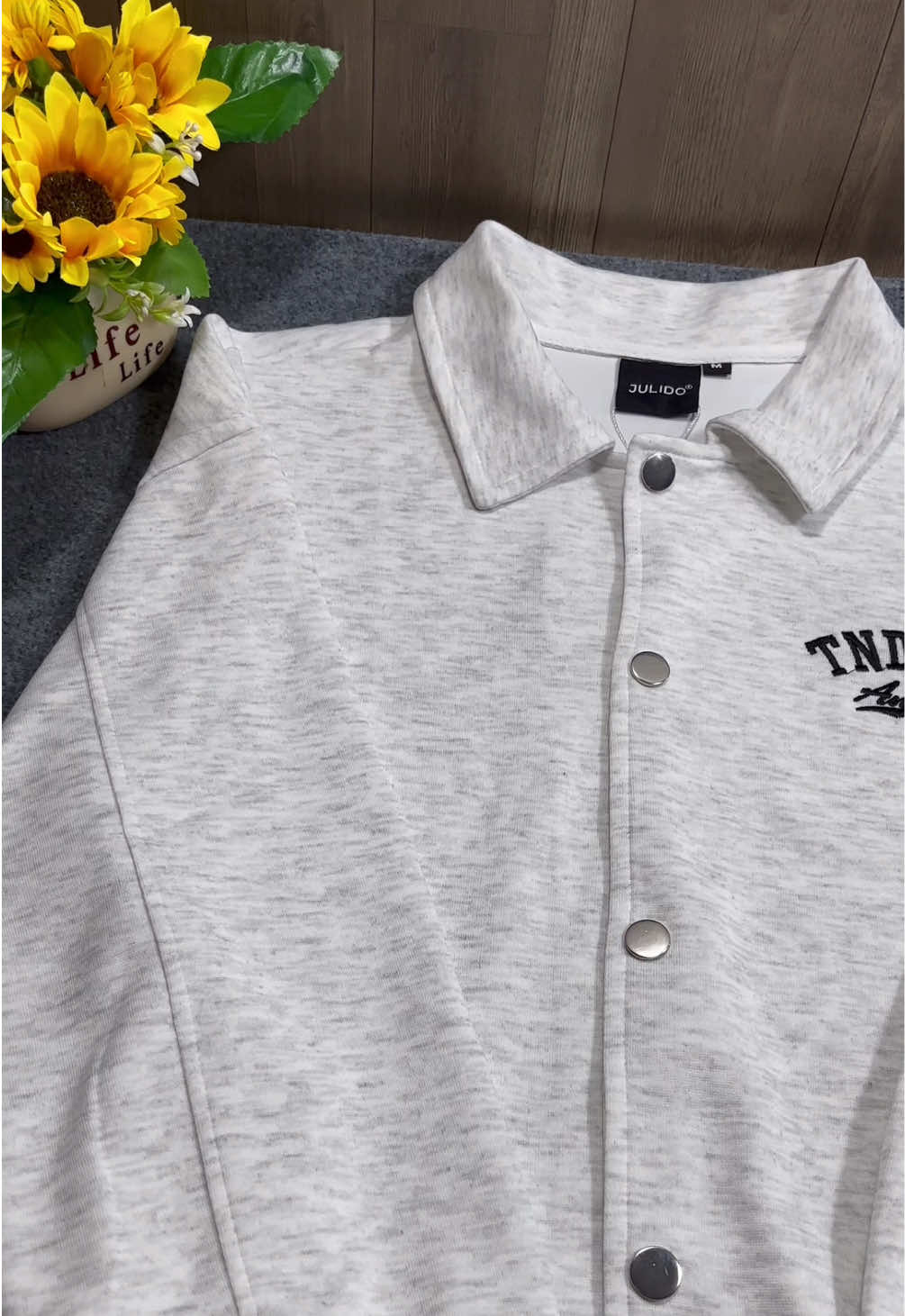 Áo khoác nỉ 2da form rộng dáng cổ polo #aokhoac #aokhoacni #aokhoacnu #aokhoacnam #aokhoacformrong 