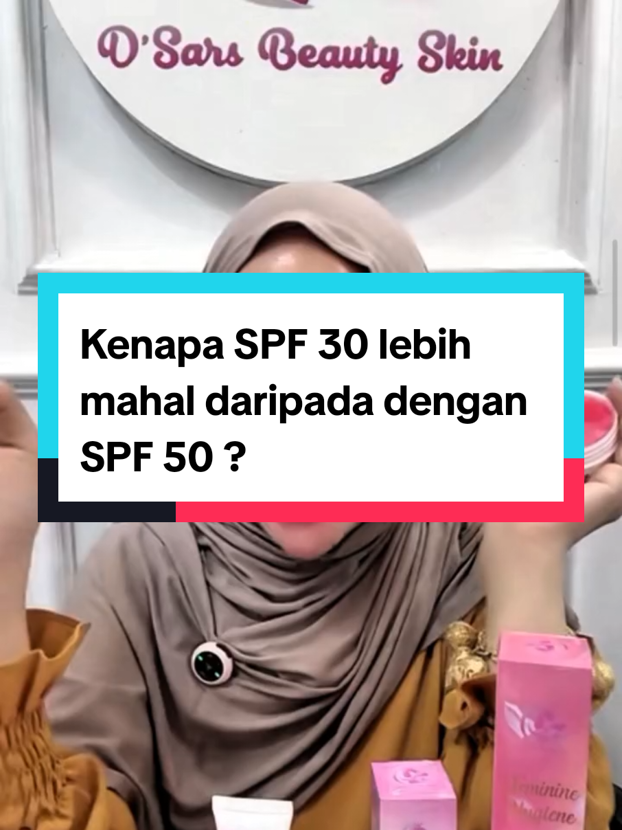 Kenapa SPF 30 lebih mahal daripada dengan SPF 50 ? #dsarsbeautyskin #diansaraswati_akunke3 #diansaraswati #skincareamanbumilbusui #skincarebpomdanhalal 