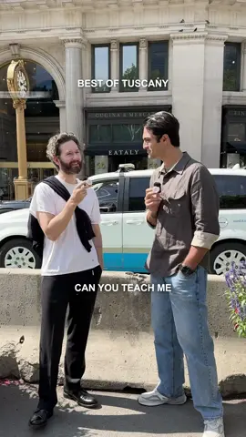 @Matteo Bocelli Official teaches me the two most important sentences in #italian !!! 