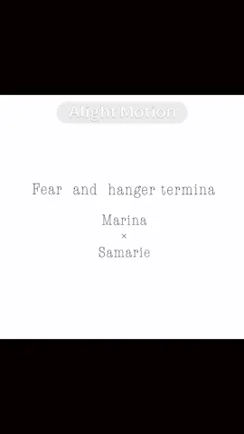 The Moon Will Sing という曲です。 とてもおすすめなので聞いてみてね🌙 ꙳ ⊹ #fearandhunger #fearandhunger2  #fearandhungertermina #samarina 