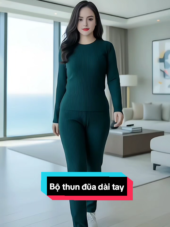 sét Bộ thun đũa dài tay #xuhuong #fyp #dobo #setbonu #dobonu 