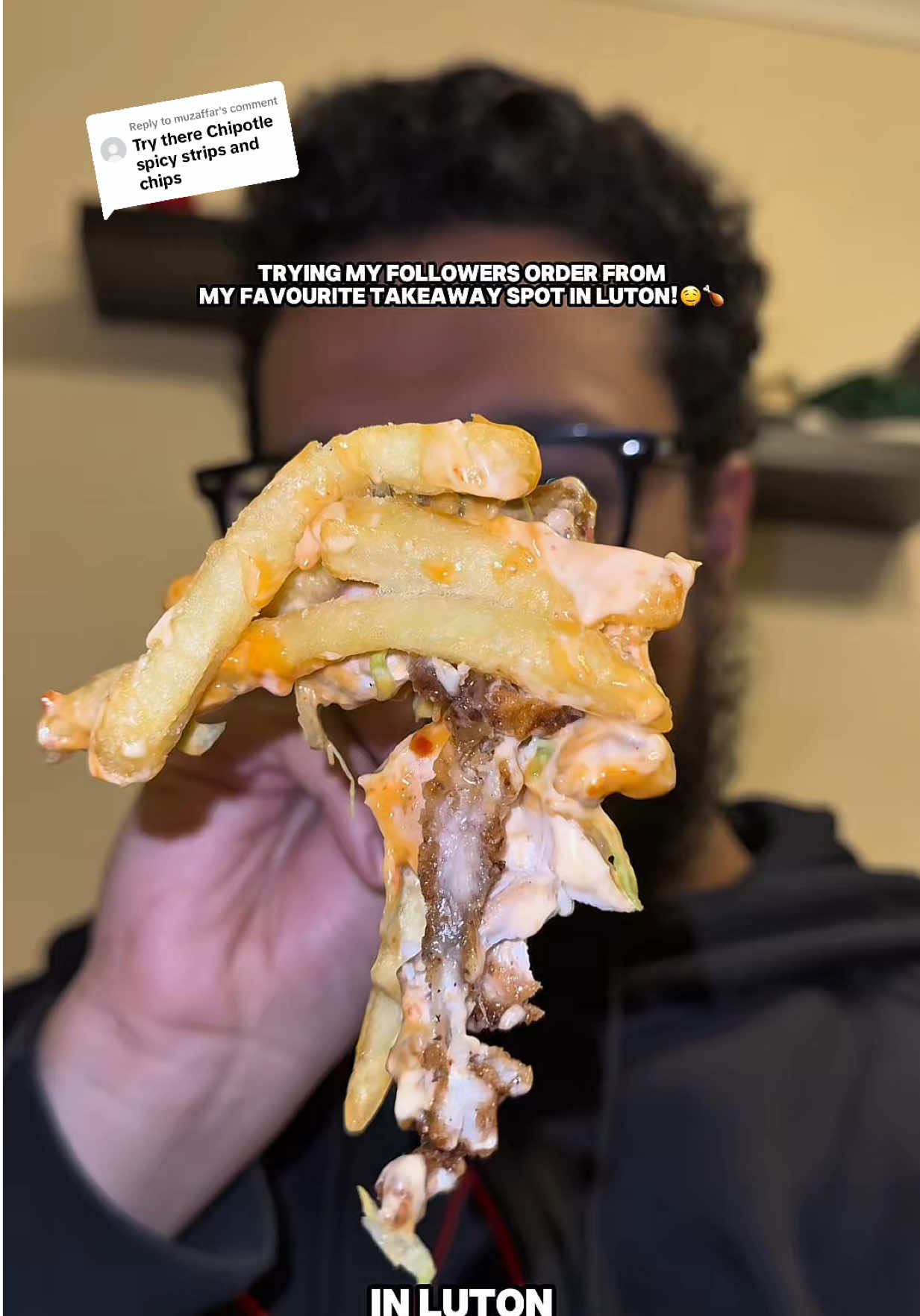 Replying to @muzaffar Trying my followers order from my favourite chicken shop in Luton👀🤤 📍Jimmy’s - Luton #luton #chicken #chipotle #halalfood #saadsbestbites 