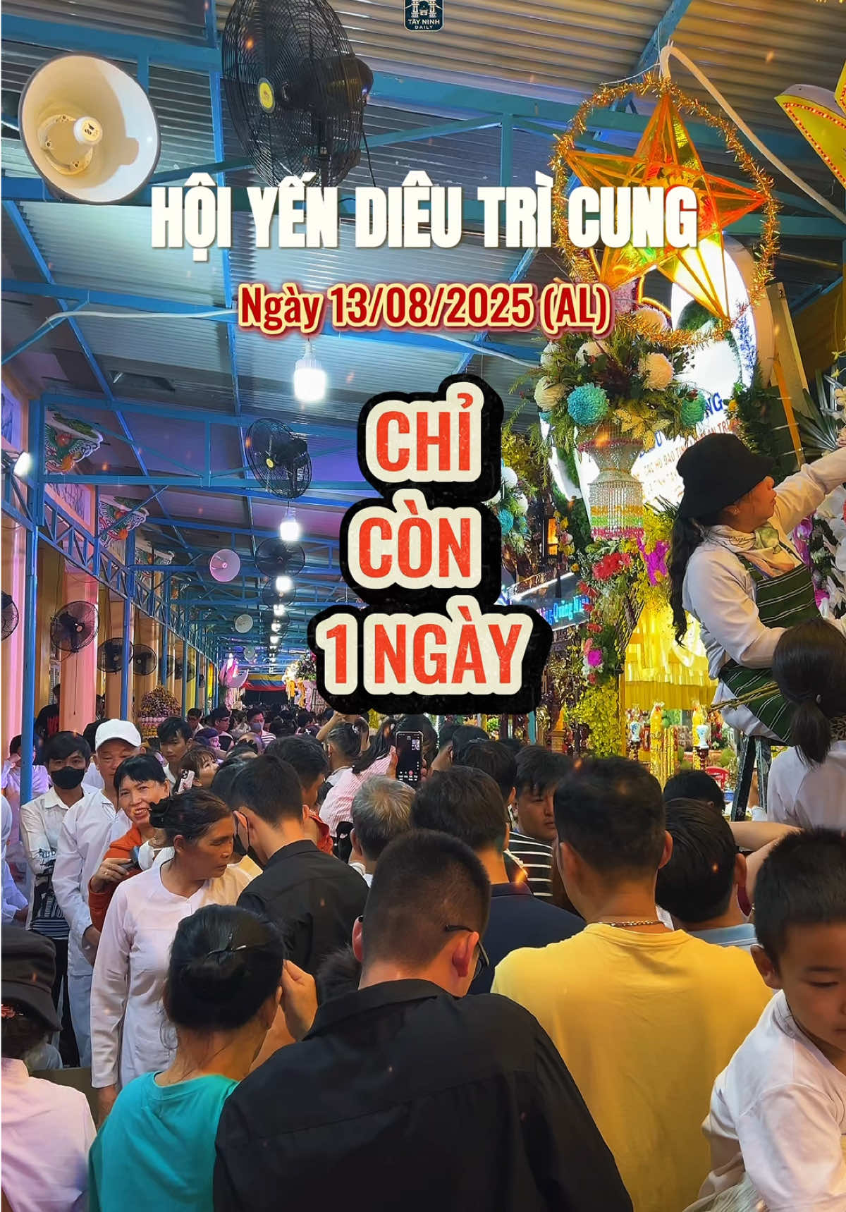 Cập Nhật Ngày 13/04 Tại Báo Ân Từ -  Chỉ Còn Ngày Để Đi, Đại Lễ Hội Yến Diêu Trì Cung Đã Hoàn Thành 98% Các Khâu Chuẩn Bị Triển Lãm - mọi người khắp nơi đã về Toà Thánh Tây Ninh đông đúc nhộn nhịp vui ơi là vui. Bạn đã sẵn sàng chưa? #hoiyendieutricung #reviewtayninh #dulichtayninh #tayninhdaily #toathanhtayninh  