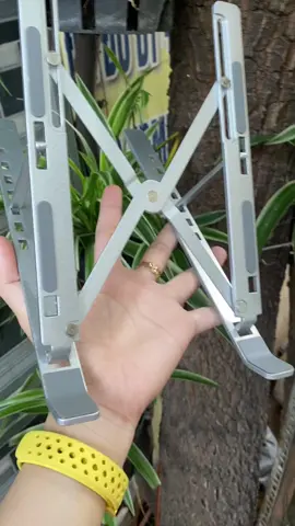 Đế đỡ tản nhiệt kèm nâng cho laptop chất liệu hợp kim, có thể gấp gọn siêu tiện lợi ❤️ #laptop #detannhietlaptop #denanglaptop #phukienlaptop #lammat 