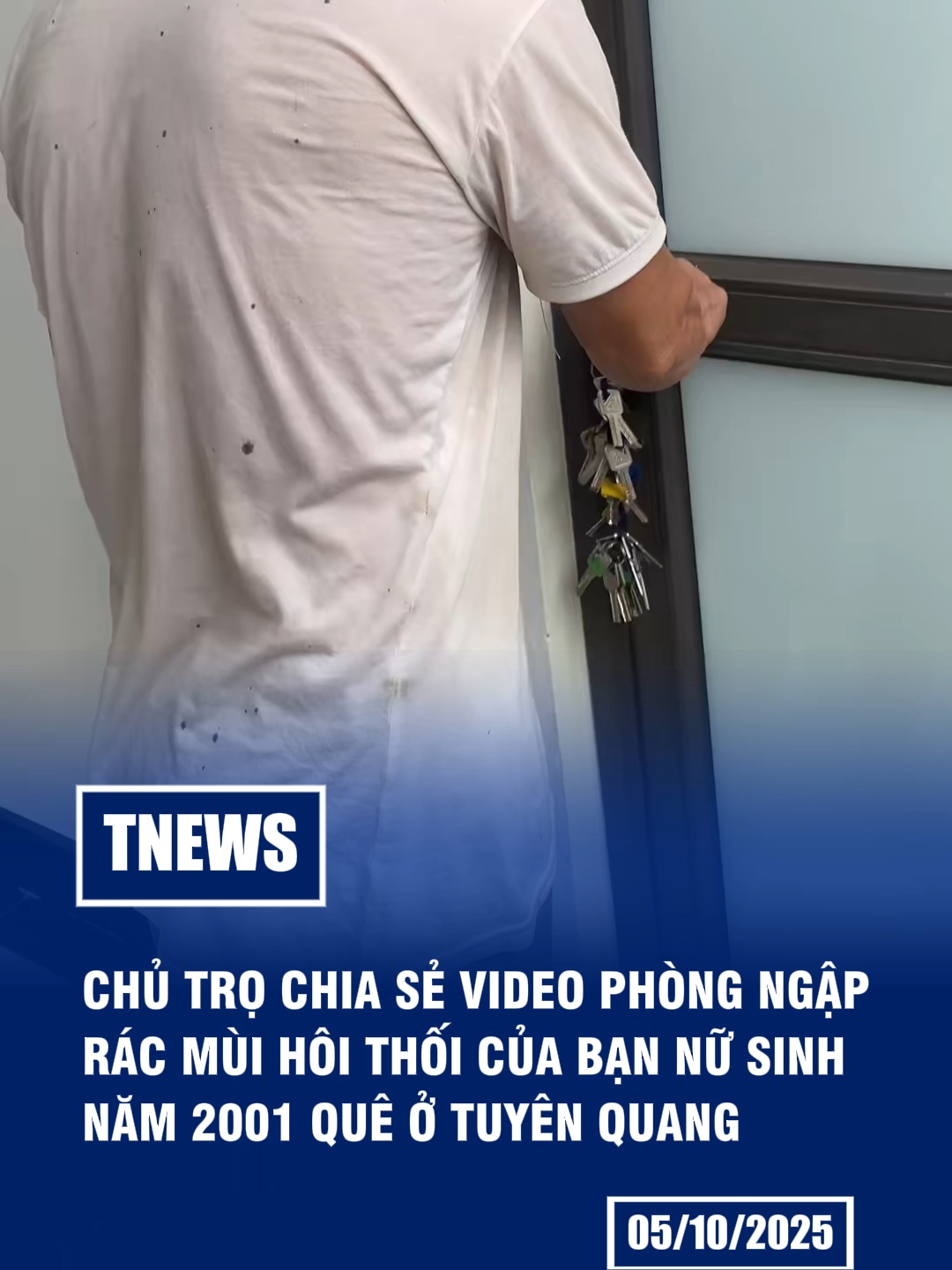 Chủ trọ bức xúc chia sẻ video phòng của một bạn nữ ngập tràn rác #tnews #tinmoi