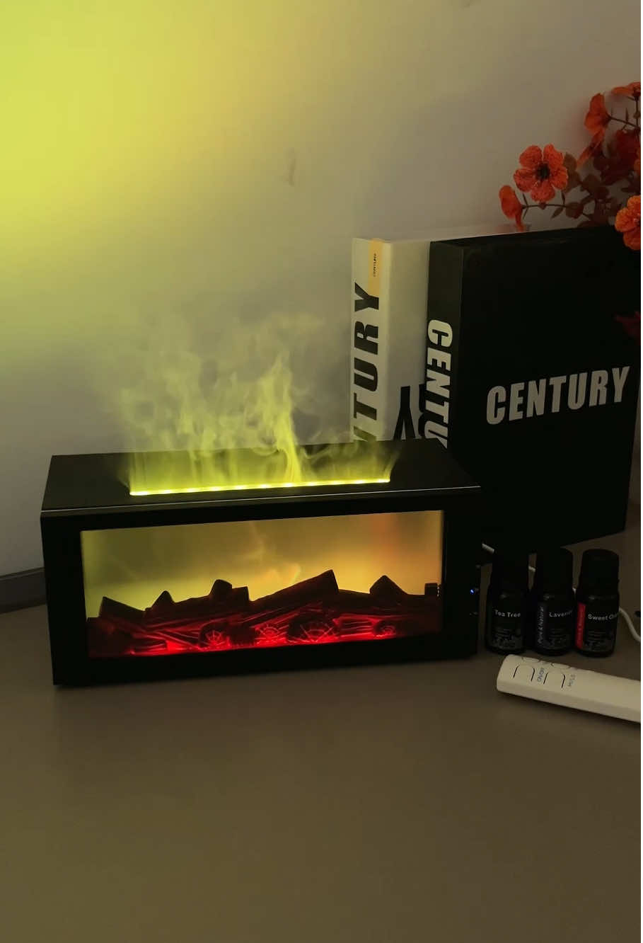 Discover the power of holistic healing with aroma diffusers 🌿💆‍♀️ Nourish your body, calm your mind, and uplift your spirit with the gentle mist of essential oils 🌸💫 Find your balance, find your calm 💖#aromatherapy #aromadiffuser #humidifier #fireplace #diffuser 