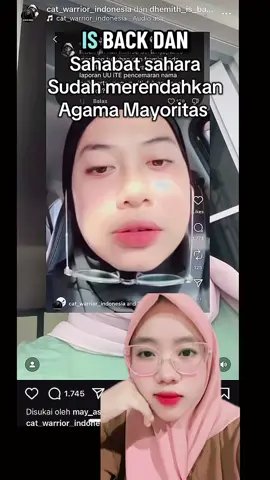 Hati hati kena pasal penistaan agama ya mbakkk , semangat membela sahabat nya yaaa 🫠 #sahara #yaimim #dosenuin #kasustanah #dosenviral #malang 