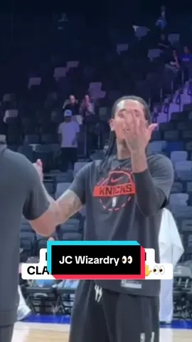 No lie, first try 🤯 #NBA #basketball #JordanClarkson #Knicks #AbuDhabi 