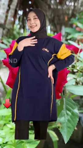 COTTEND Tunik ZANA Baju Kaos Tunik#fyp 