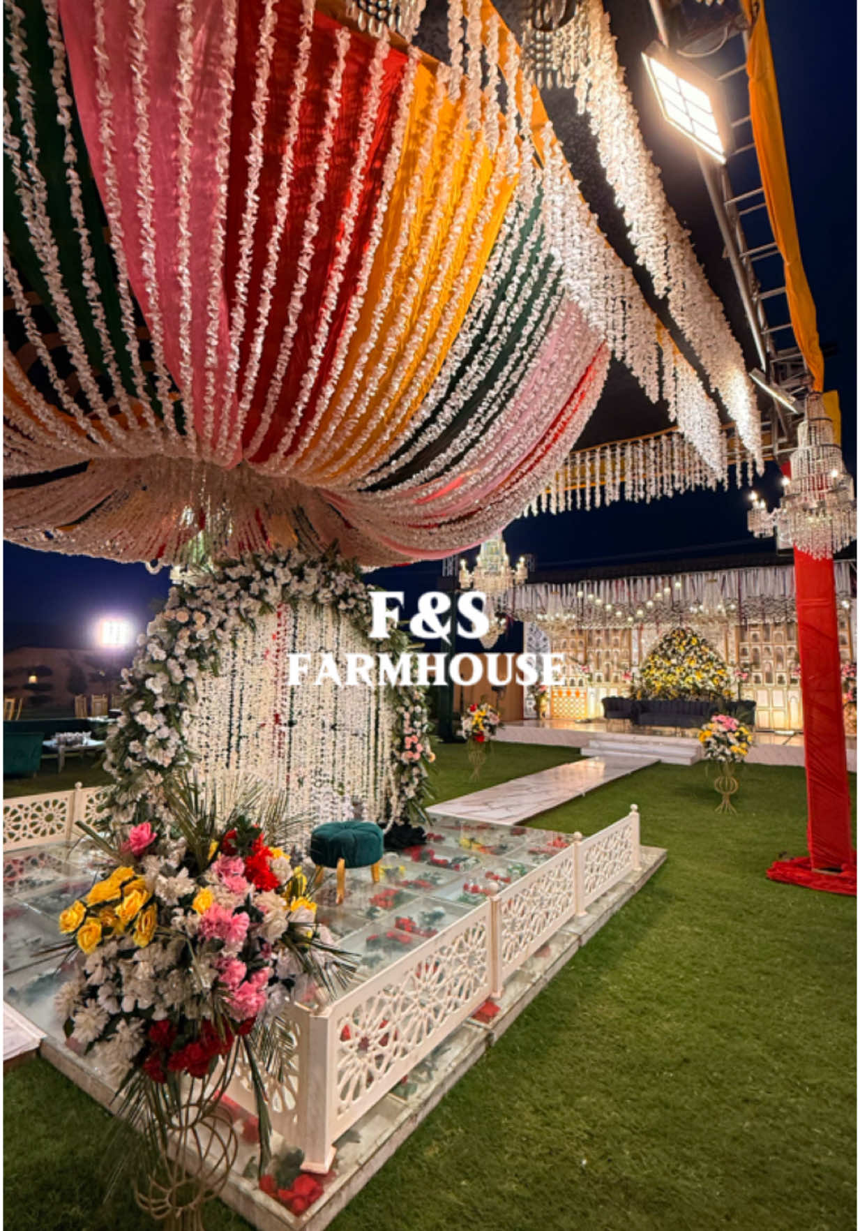 Crafted with grace, designed with heart. F&S farmhouse brings your nikkah dreams to life.🌸⚡️ #nikkahdecor #FSFarmhouse #outdoorweddings #foryou #farmhousedecor #farmhousewedding #lahore 