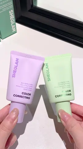 Purple cancels out yellow while green cancels out red! 😮 ID:180575490 #PrimerMagic #MakeupPrimer #cleanbeauty #makeup #SHEGLAM #sheglammusthaves