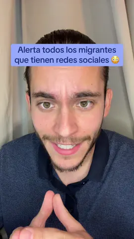 Alerta para todos los migrantes que tienen redes sociales 😳