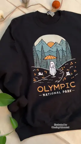 Which one is your favorite? #nationalpark #halloween #outdoor #sweatshirt #ghost 