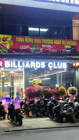 Tưng bừng khai trương Star Billiards, đường d4, khu dân cư thuận giao, CHÀO MỪNG QUÝ KHÁCH😍🎱