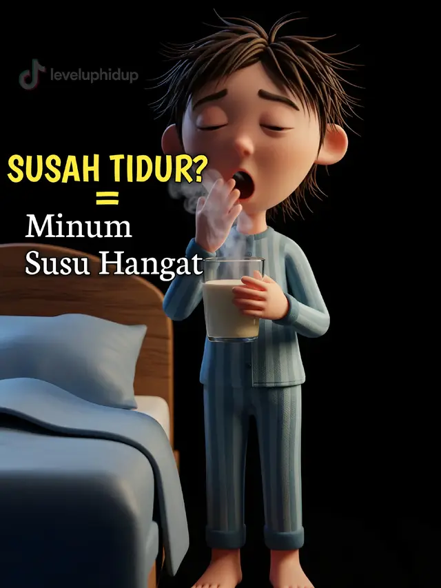1. Susu hangat mengandung tryptophan, sebuah asam amino yang membantu tubuh memproduksi hormon melatonin untuk mempermudah tidur. 2. Sifat anti-bakteri dan anti-radang alami pada madu dapat membantu mempercepat proses penyembuhan luka sariawan. 3. Pisang kaya akan kalium, sebuah mineral penting yang membantu mengatur fungsi normal otot dan mencegah terjadinya kram. 4. Kandungan senyawa gingerol dalam jahe dikenal efektif untuk meredakan rasa mual serta menenangkan sistem pencernaan. 5. Minyak zaitun yang kaya akan vitamin E dan antioksidan berfungsi sebagai pelembap alami yang ampuh untuk menghidrasi kulit kering. 6. Mengunyah daun mint dapat menyegarkan napas secara instan berkat kandungan klorofil dan sifat antiseptiknya yang melawan bakteri. 7. Minyak kemiri secara tradisional digunakan untuk menutrisi kulit kepala dan memperkuat akar rambut, sehingga membantu mengurangi kerontokan. 8. Teh peppermint bekerja dengan cara merelaksasi otot-otot perut, yang dapat membantu mengeluarkan gas berlebih dan mengatasi rasa kembung. 9. Campuran madu yang melapisi tenggorokan dan lemon yang kaya vitamin C merupakan kombinasi baik untuk meredakan iritasi dan rasa sakit. 10. Sensasi dingin dan sifat anti-inflamasi dari lidah buaya sangat baik untuk menenangkan kulit dan mempercepat penyembuhan luka bakar ringan. #tips #Health #p3k #pertolonganpertama #Leveluphidup 