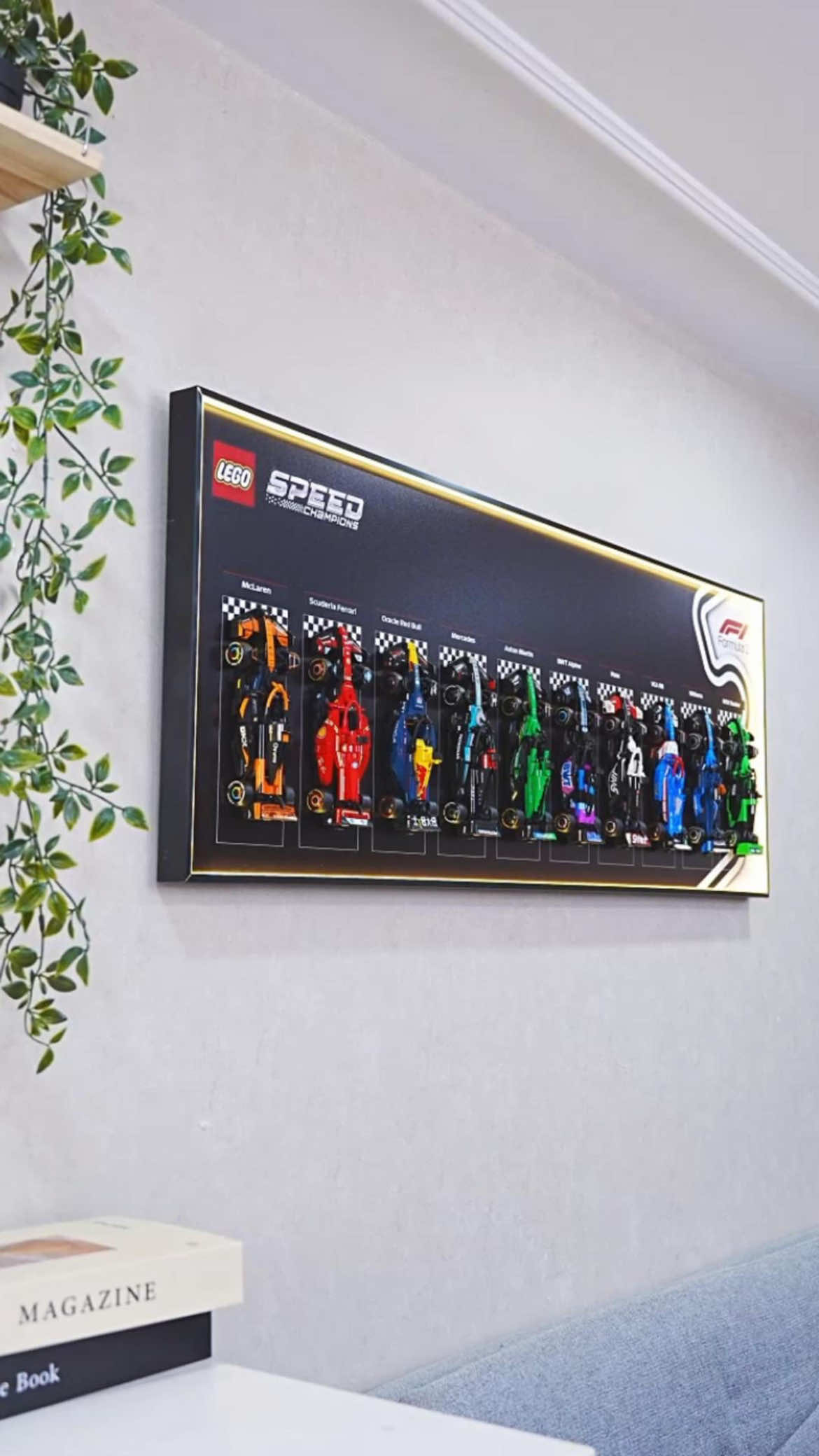 New design for Lego speedchampions F1 series #lego #legocollection #legodisplay #legospeedchampions #f1 