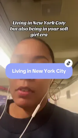 Being a soft girl in New York City means not standing up in public transportation! #nyc #newyorkcity #nyclife #publictransportation #nycinfluencer 