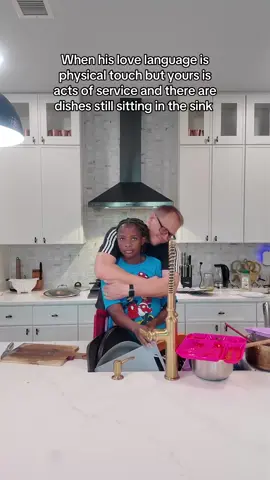Who can relate? 🤪 He was in the middle of washing the dishes when we filmed this don’t worry. 🤣😂 #dishes #CleanTok #fyp #humor #marriedlife 