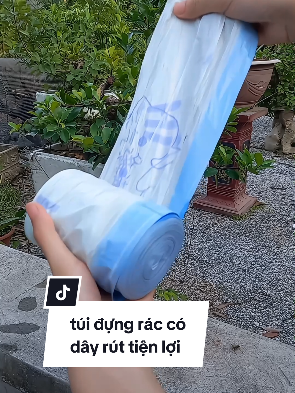 túi đựng rác có dây rút tiện lợi #tuidungraccoquairut #tuidungractuhuysinhhoc #tuidungrac #dotienich #thuhashop90 #xuhuong 