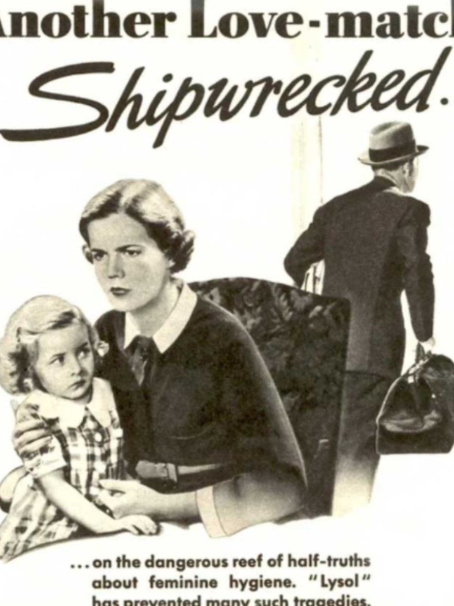 Back in the early 1900s, Lysol wasn’t just marketed as a “feminine hygiene” product - it was also quietly promoted as a form of BC.  ************* With few safe options available, women were left to decode ads filled with subtle language and euphemisms.  ***************** The glossy photos promised “freshness” and “marital happiness,” but what they were really pointing to was contraception - without ever daring to say it. #TheLioraInitiative #WomensHealth #ReproductiveJustice #Lysol #DarkHistory 