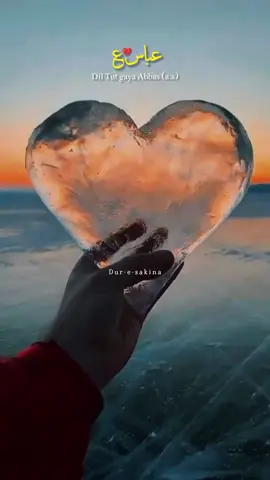 دل ٹوٹ گیا عباس ع 😭💔🙏🏻#ineedfollowers#exploremore #successful #viraltiktok #duresakina #plzunfrezemyaccount🙏 #dontunderreviewmyvideo #fypppp #repostplease #unfreezemyacount #imillionaudition #10kfollowrs #ineedsupport 