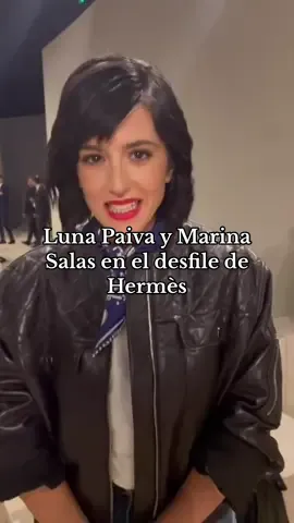 La actriz Marina Salas y la artista Luna Paiva nos cuentan lo que esperan ver en el último desfile de @hermes #pfw