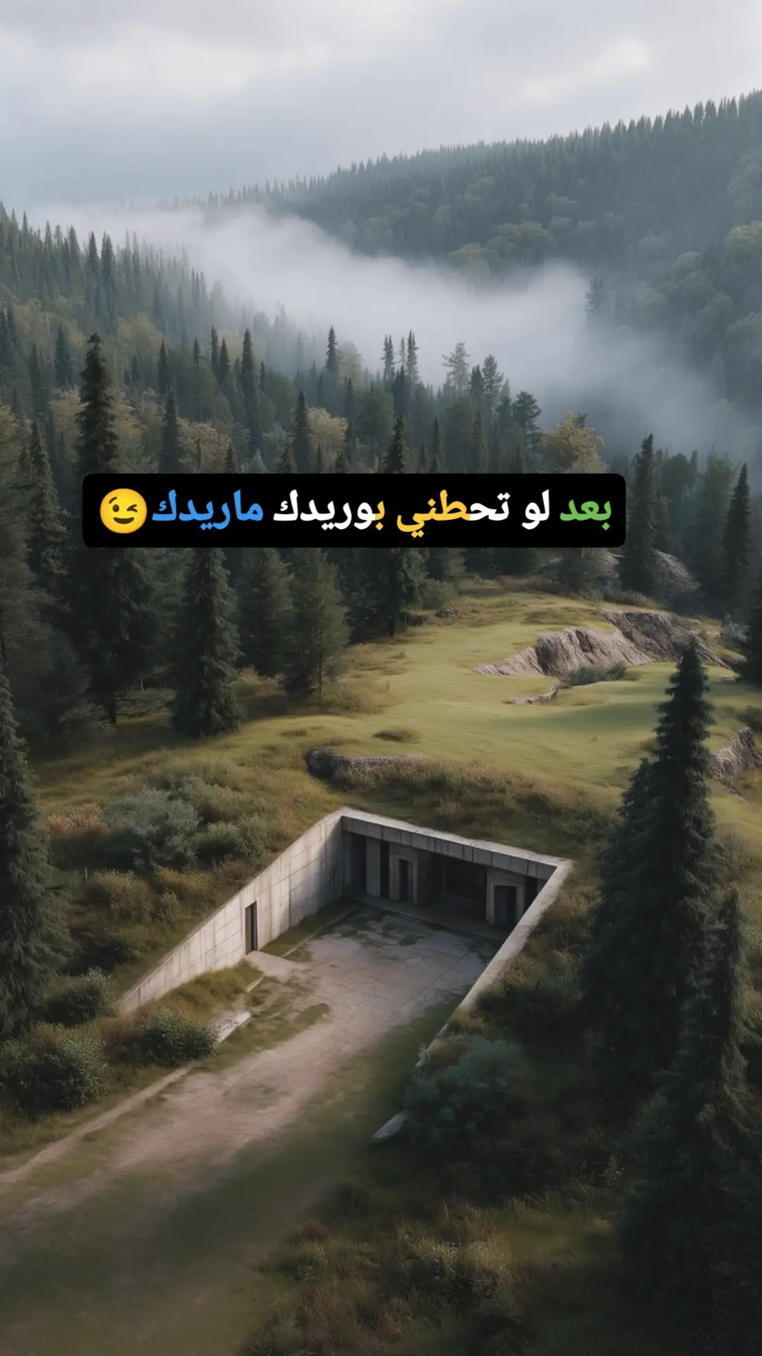 بعد لو تحطني بوريدك ماريدك.😉