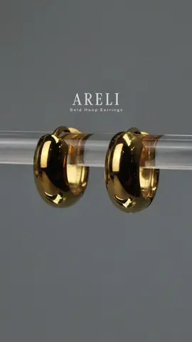 Keep it simple yet stylish with our Areli Mini Gold Hoop Earrings. ✨  A basic essential for every jewelry collection, these hoops are lightweight, versatile, and perfect for everyday wear easy to pair with any outfit for a classic look. SHOP NOW!! 🛒 #hbjewelry #goldplatedjewelry #hypoallergenic #nontarnishjewelry #jewelry  