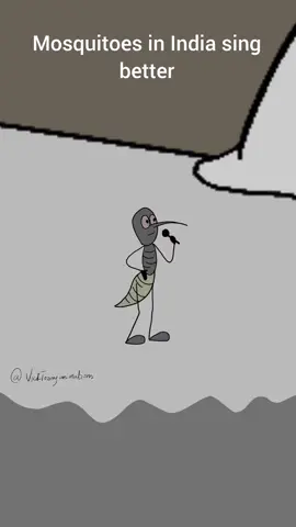 Indian mosquito don bite you before? #vicktoonyanimation #fyp #viral #fyp 