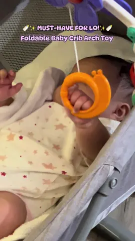 Momsh, ang ganda ng crib toy na ‘to. Perfect pang-stimulate kay baby habang chill ka lang. 💕 Super sulit, promise! ✨ #babyfinds #momhacks #fyp #tiktokaffiliate