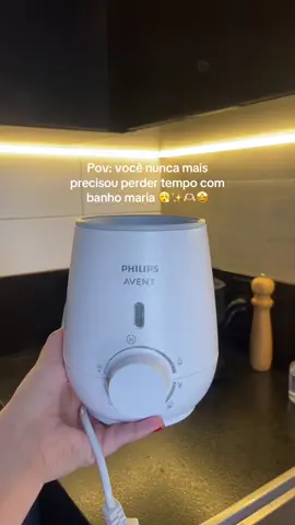O melhor e mais usado item do enxoval por aqui, nosso aquecedor de mamadeira 🫶🏻🤩 #maternidade #fy #mamadeira #bebes #enxovaldebebe 