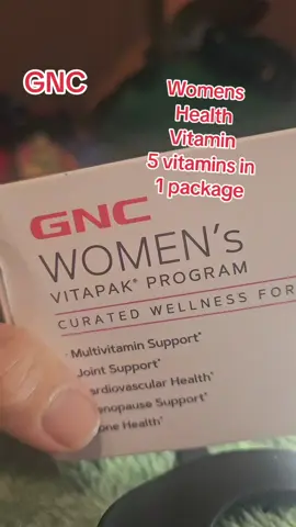 #gnc #womensvitapack #5vitaminsinapack #30daystarterpack @GNC Live Well 