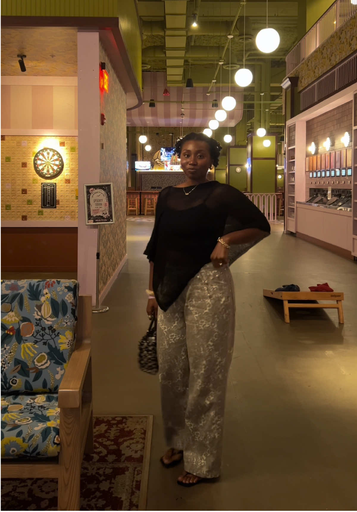 prepare to be sick of me the poncho has entered the chat 🐆🎳🖤 #ootdinspo #fashiontiktok #raleighnc #goingoutoutfit 