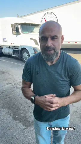 Truck driver busted.                           #truckernews #18wheeler #CDL 