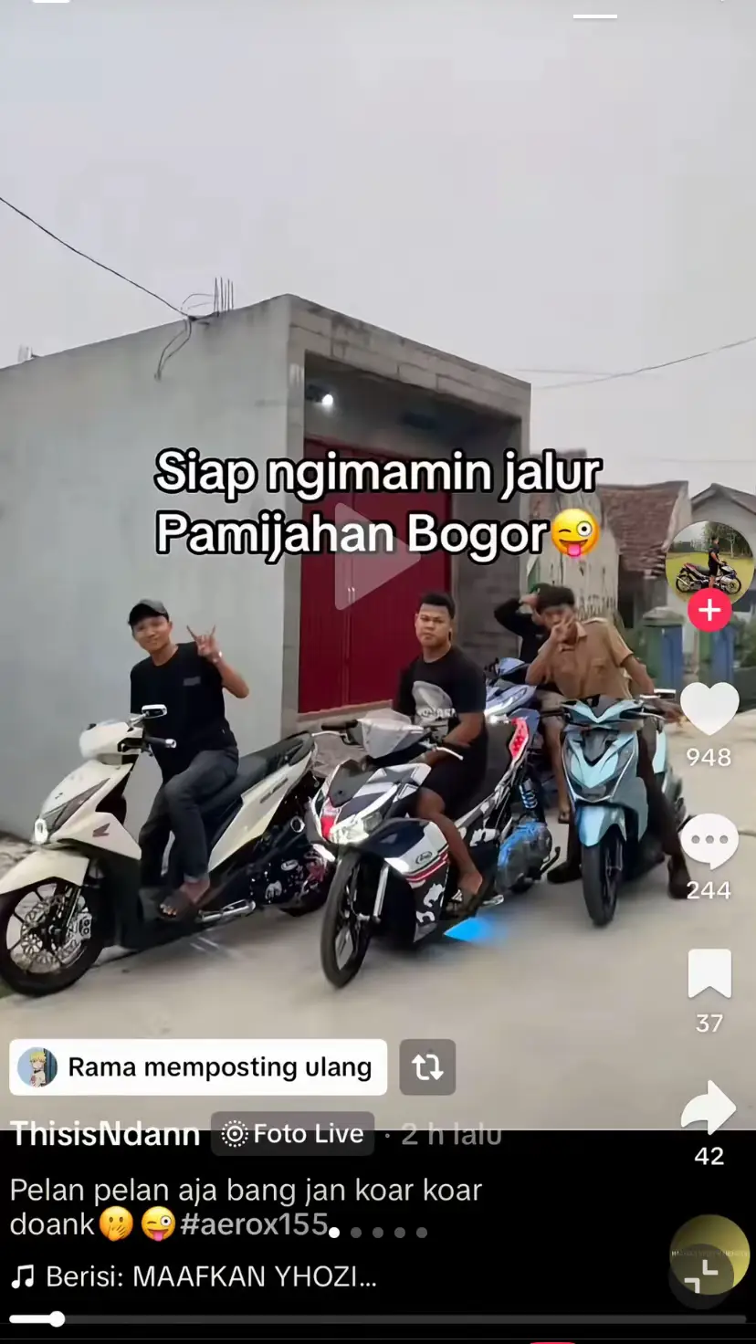 @ThisisNdann ditunggu banget dm nya🥰#aeroxmodifikasi #fyp #aerox155 #foryou #fypagetiktok 