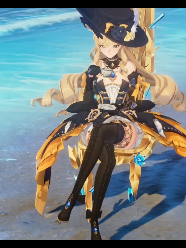 Ta bonito el mod de Navia 😌 ° ° ° #GenshinImpact #wutheringwaves #zenlesszonezero #gamer #gameplay 