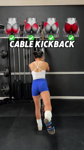 Cable Kickbacks Variations Know the Difference #glutes #kickback #glutekickback #cablemachine #glutebuilding  