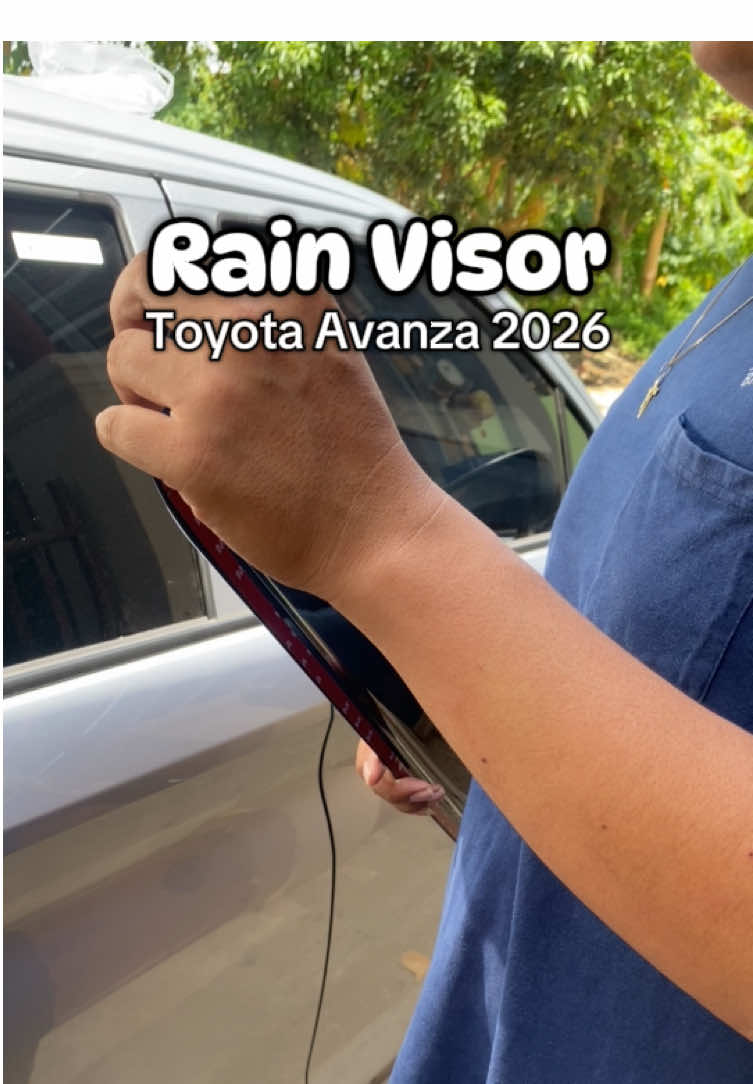 Approved talaga ang quality nito! 💯 #rainvisor #toyotaavanza2026 #toyotaavanzarainvisor #toyotavanza #fyp 