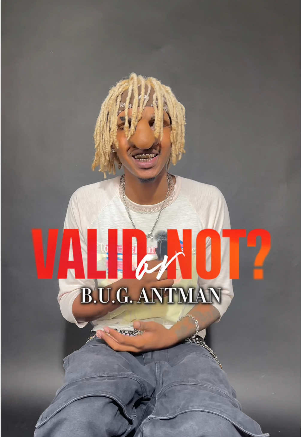 Valid Or Not With B.U.G Antman #fyp #viral #bugantman #chopped #yam 