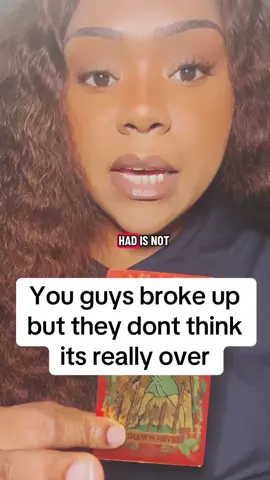 You guys broke up  but they dont think  its really over.  #blacktarotreaders #tarottiktok #blacktarotreadersoftiktok #blacktiktokcommunity 