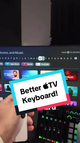 Stop swiping endlessly across the TV keyboard, there's a better way! #appletv #iphonetips #shortcuts