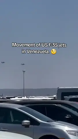 Movement of US F-35 jets in Venezuela 🔸Some news sources have claimed that five US F-35 fighter jets have entered Venezuelan airspace.#venezuela🇻🇪 #fyp #news #foryou #foryoupage 
