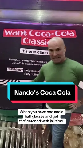 Nando’s is done #MemeCut #nandos #cheekynandos #coke #cocacola #cola #drinks #ukcomedy #memecut #CapCut #comedy #foryourpage #fyp #foryoupage #relatable #jail #jailtime #illegal 