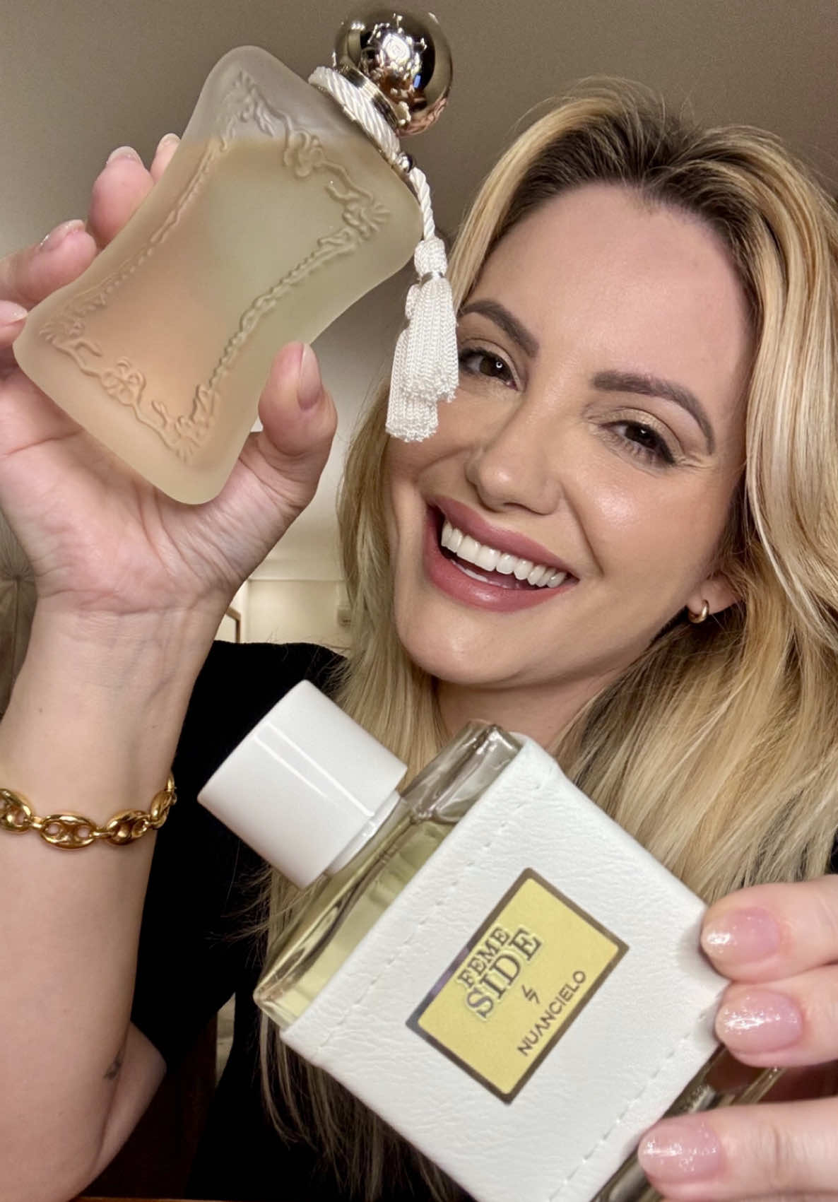 PERFUME DE LUXO FEME SIDE NUANCIELO é incrível, o melhor similar que já senti na vida 😍 CUPOM: FERNANDA  Valaya #fernandagrilloperfumes #fernandagrillo #nuancielo 