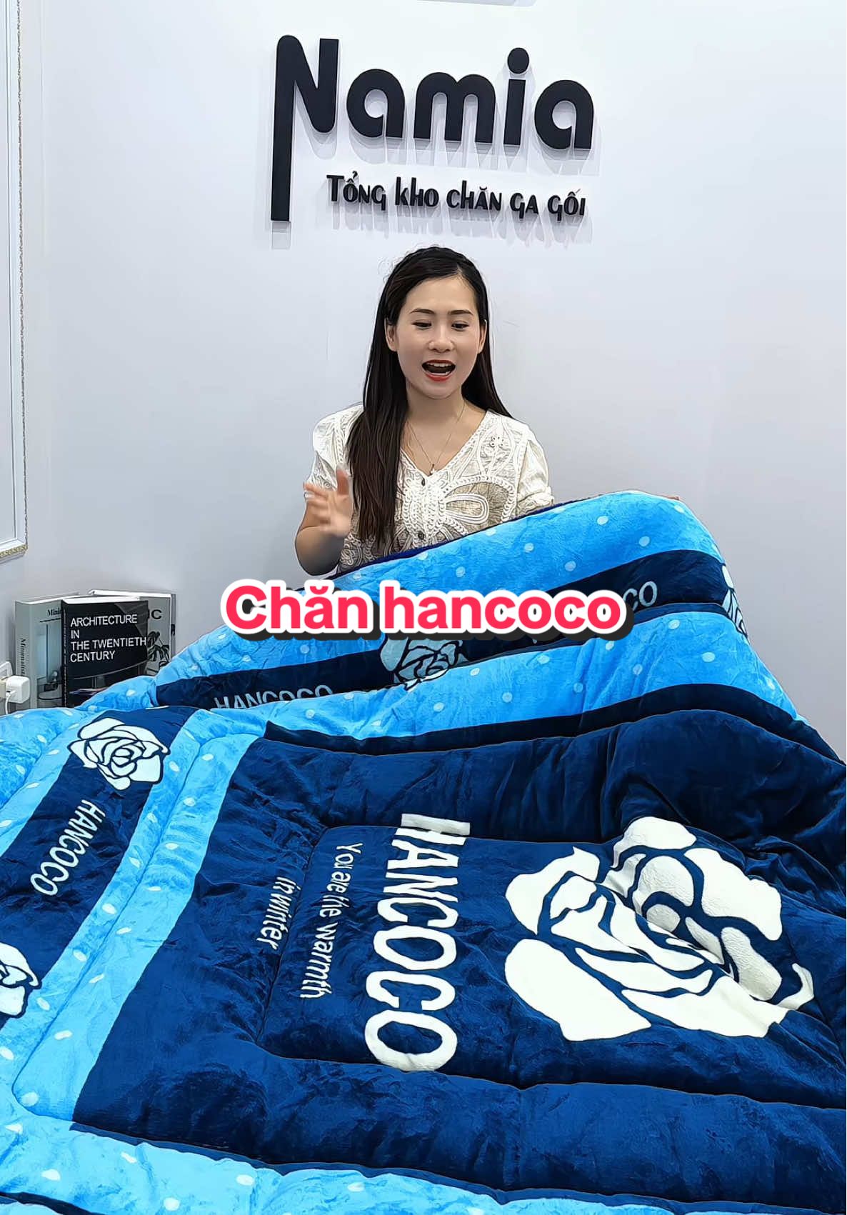 Chăn nỉ lông thỏ Hancoco#nhungnhacua #channilongtho #chanhancoco #changagoi #tiktokshop 