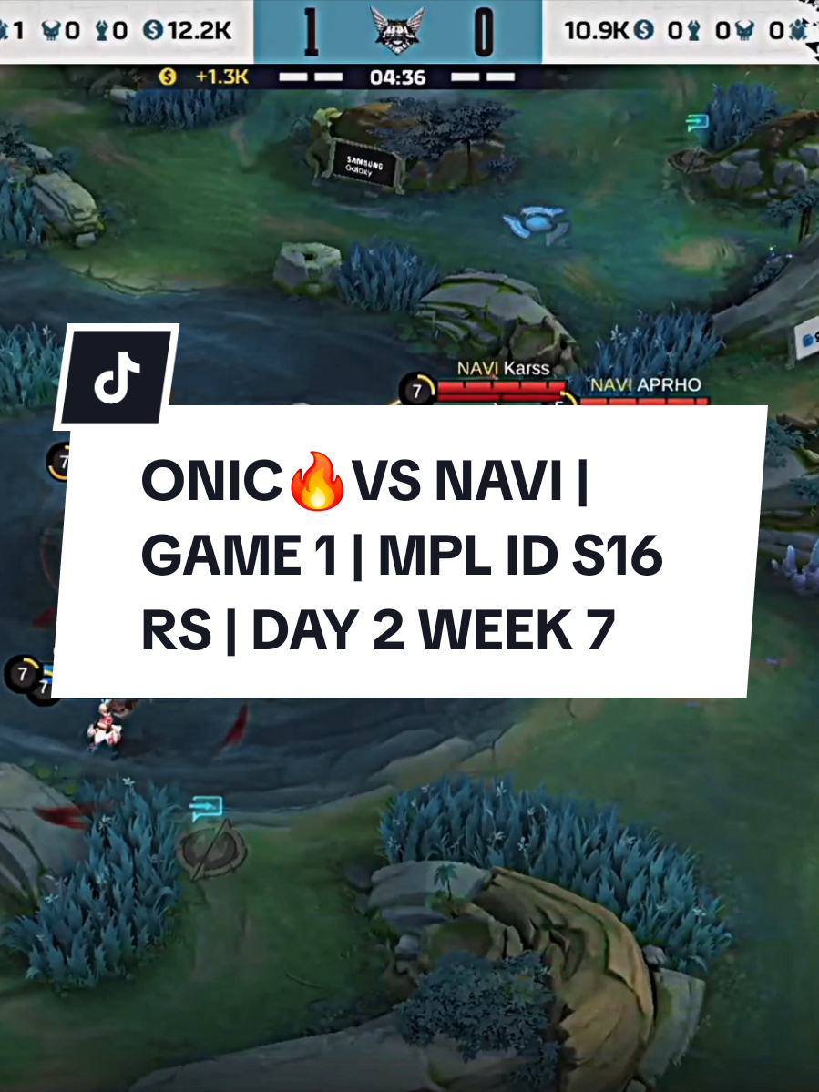 ONIC🔥VS NAVI | GAME 1 | MPL ID S16 RS | DAY 2 WEEK 7  #NEXTJagoanMabar #MLBBNEXT2025 