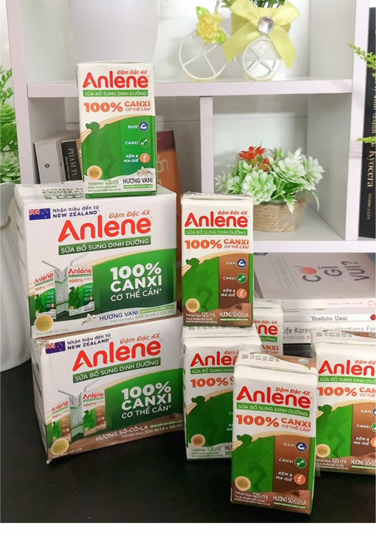 Sữa Anlene Canxi dạng nước tiện lợi là món quà sức khoẻ ý nghĩa dành tặng người thân đấy ạ #sua #anlene #anlenecanxi #anlenenuoc #suaanlenechinhhang #fonterra 