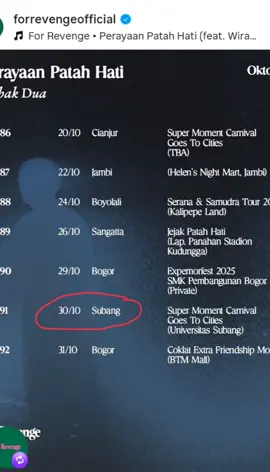 info voucher @forrevenge  boleh DM aku ya guys☺️ #CapCut #forrevenge #subangfest #pyf #subangjawabarat 