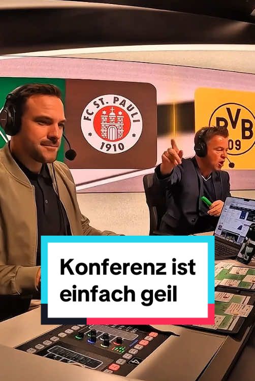 Konferenz einfach eigener Vibe - und alle fühlen es 😍  Die #BundesligaKonferenz seht Ihr jetzt live auf DAZN 📺 #DAZNKonferenz 